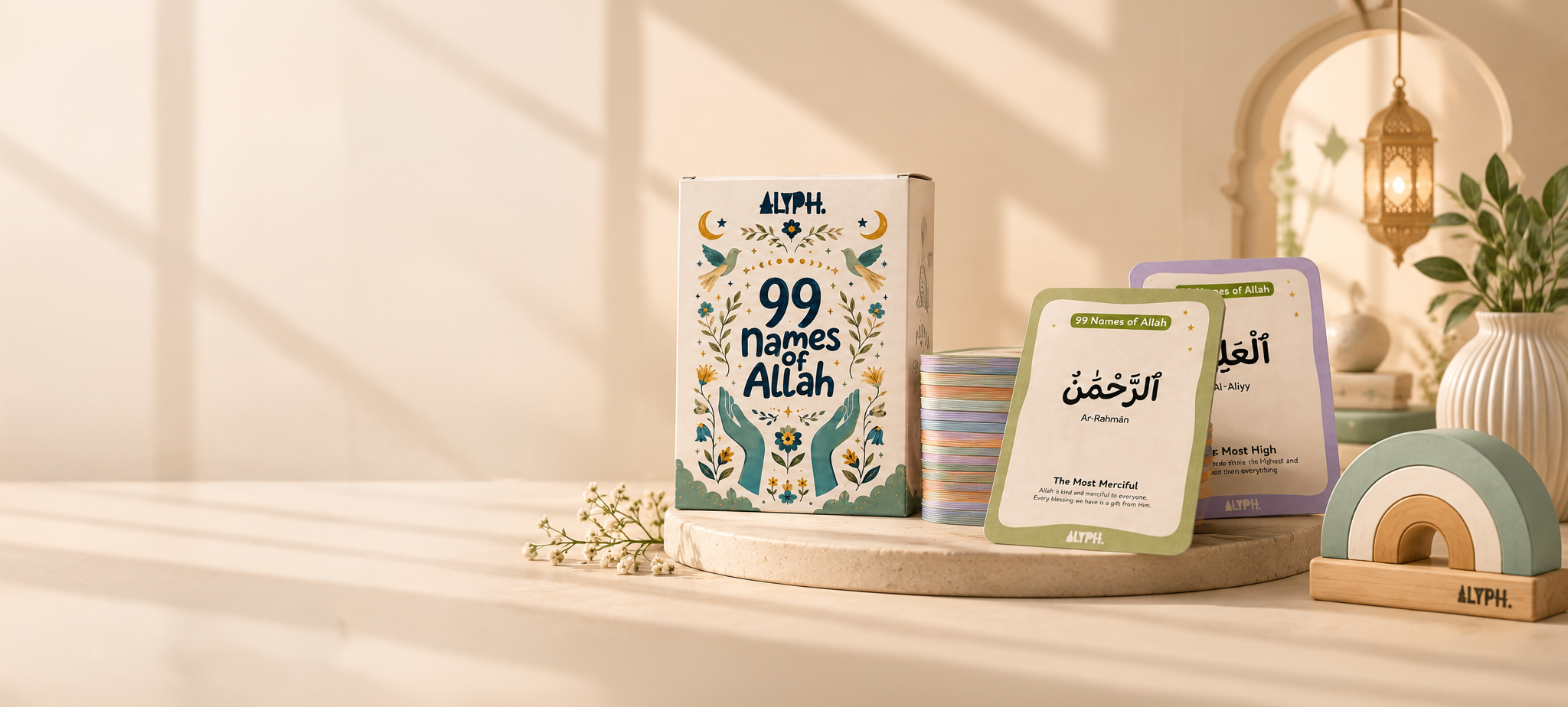 Pastel Alyph notebooks, weekly planners, sticker sheets, and stationery on desk