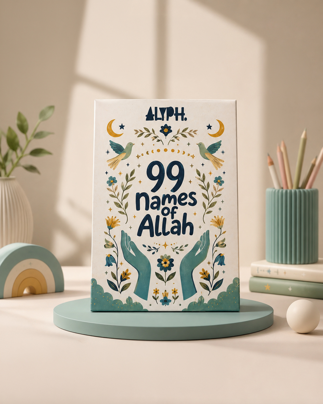 99 Names of Allah — Alyph cute pastel stationery